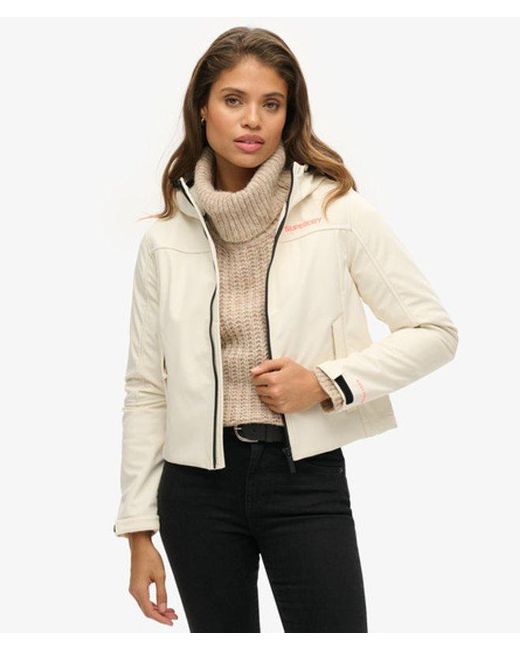 Superdry Natural Code Trekker Hooded Softshell Jacket