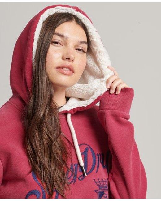 Superdry Red Pride & Craft Hoodie