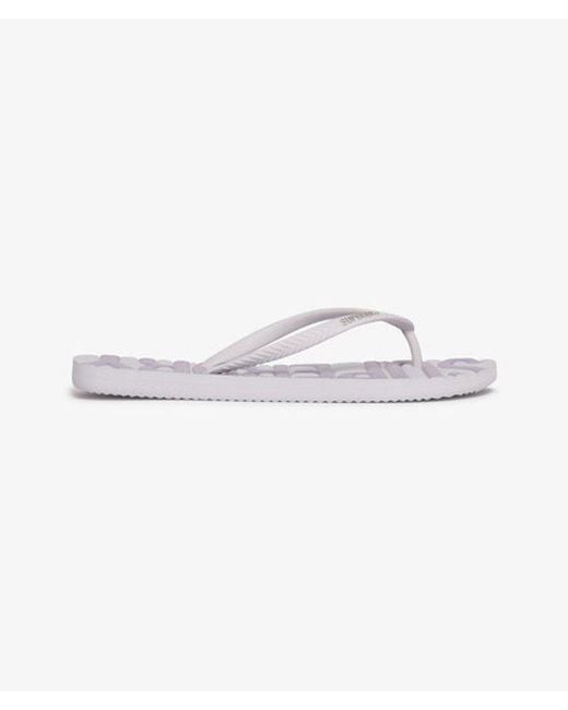 Superdry White & Co Core Logo Flip Flops