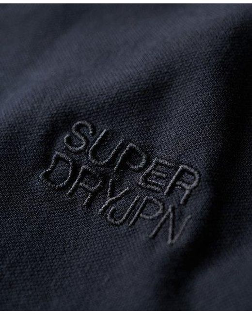 Superdry Blue Sportswear Tipped Polo Shirt for men