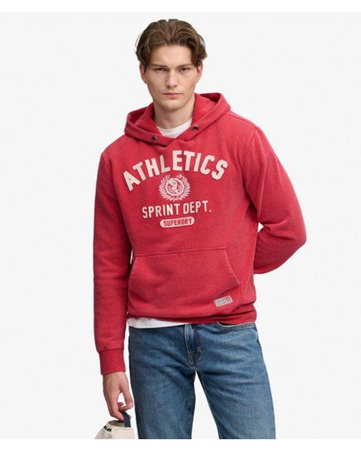Superdry Red & Co Track Hoodie for men
