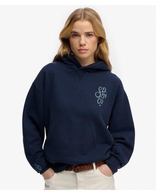 Superdry Blue & Co Heritage Hamptons Hoodie