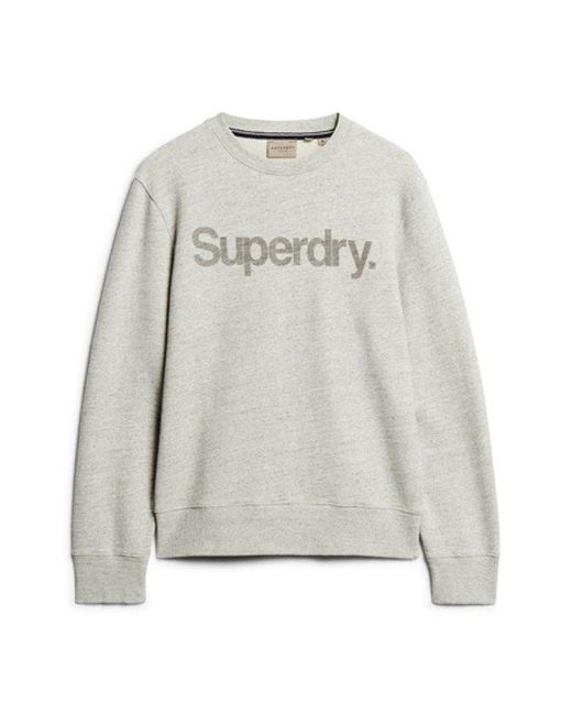 Superdry Gray & Co City Loose Crew Sweatshirt for men