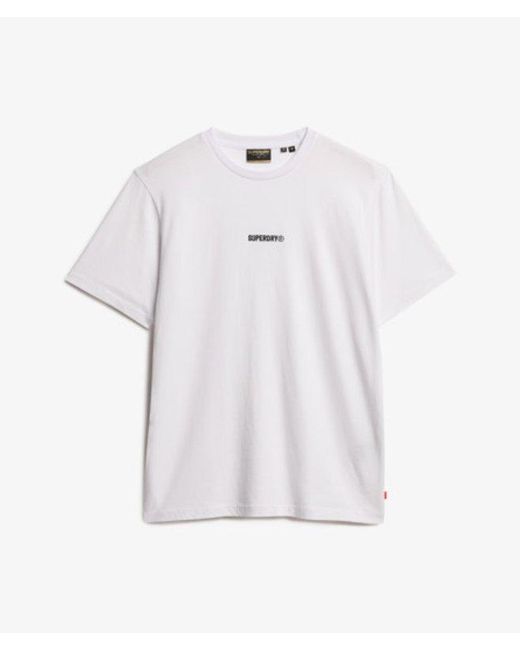 Superdry White & Co Micro Logo T-shirt for men