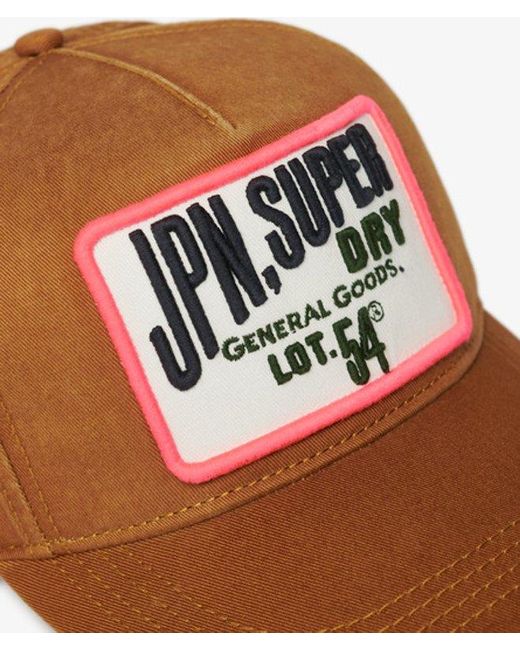 Superdry Brown & Co Graphic Trucker Cap