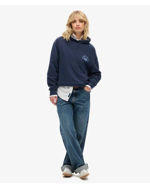Superdry Blue & Co Athletic Essentials Hoodie