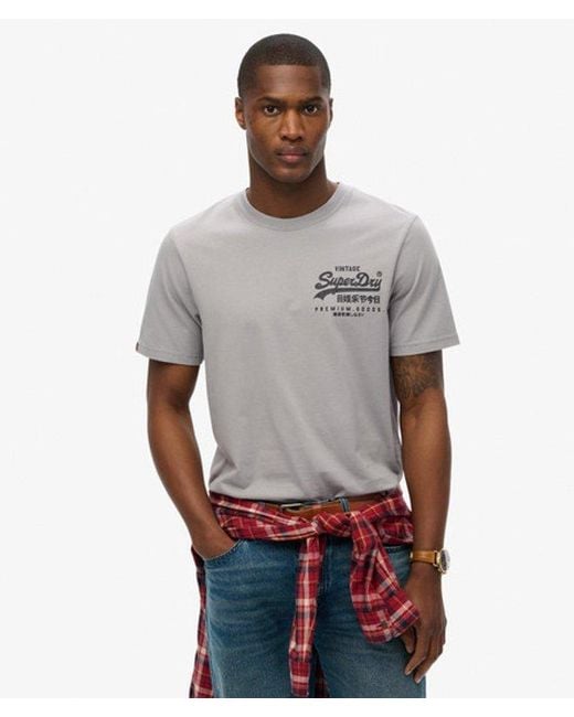 Superdry Gray & Co Vintage Logo Tokyo Relaxed T-shirt for men