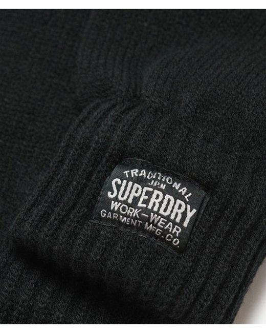 Superdry Black & Co Classic Knitted Gloves