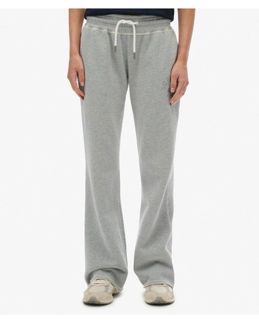 Superdry Blue & Co Athletic Print Flare joggers