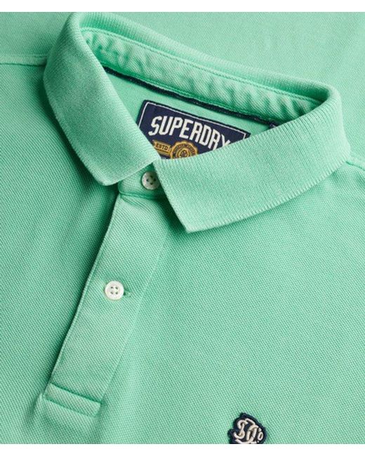 Superdry Green & Co Vintage Destroy Polo Shirt for men