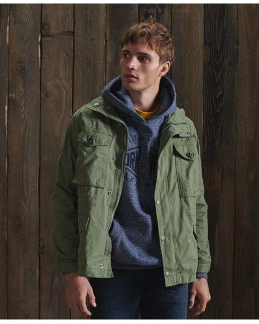 superdry field jacket olive
