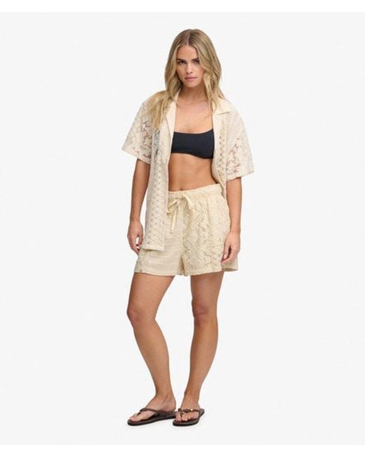 Superdry Natural Lace Beach Short