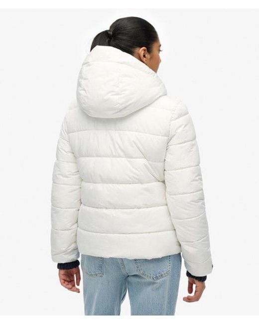 Superdry Gray & Co Hooded Spirit Sports Puffer Jacket