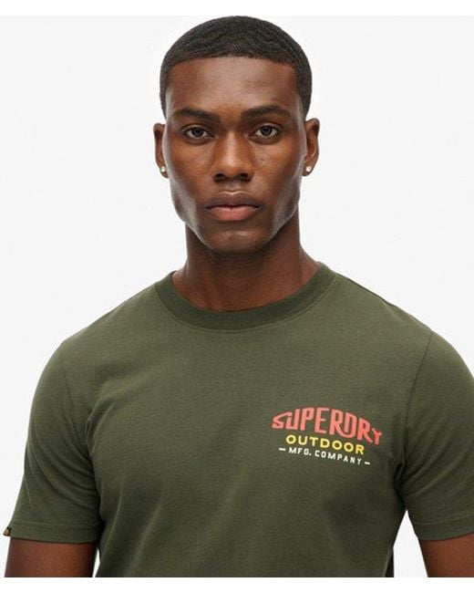 Superdry Green & Co Mountain Relaxed T-shirt for men