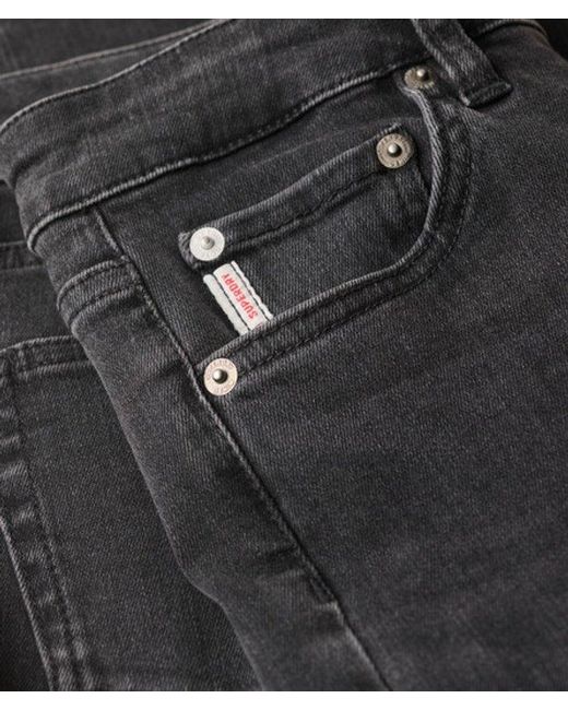 Superdry White & Co Cotton Vintage Mid Rise Skinny Jeans