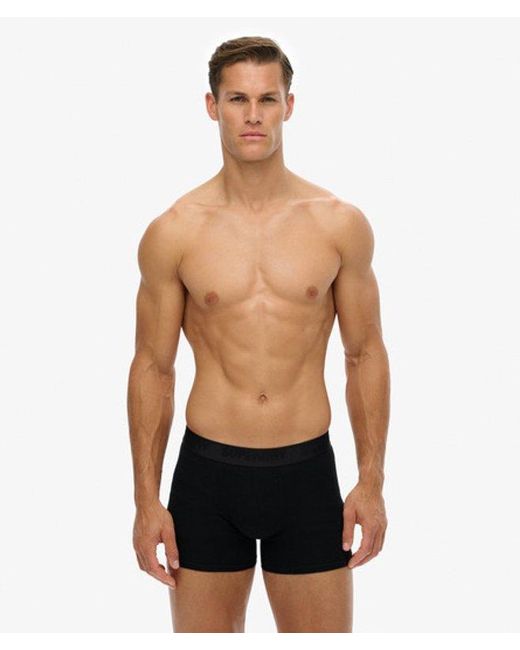 Superdry Black & Co Boxer Triple Pack for men