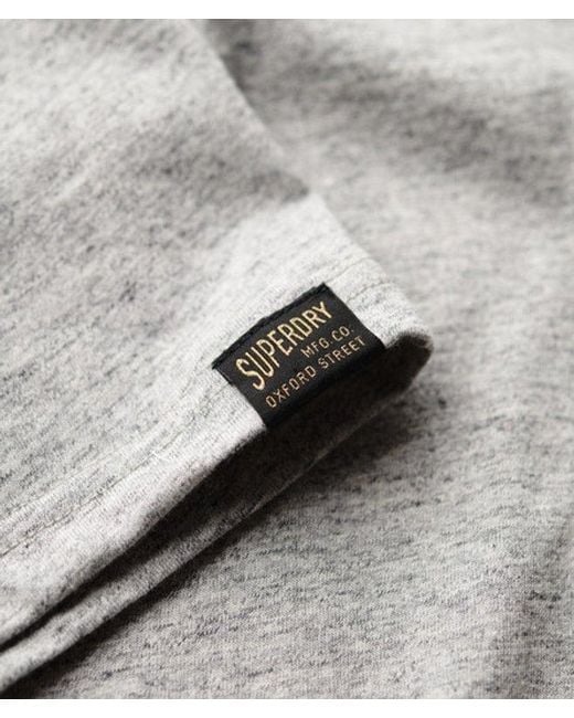 Superdry Gray & Co Machined Goods Workwear T-shirt for men