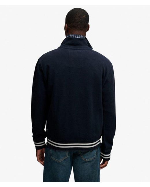 Superdry Blue & Co Vintage Athletic Track Jacket for men