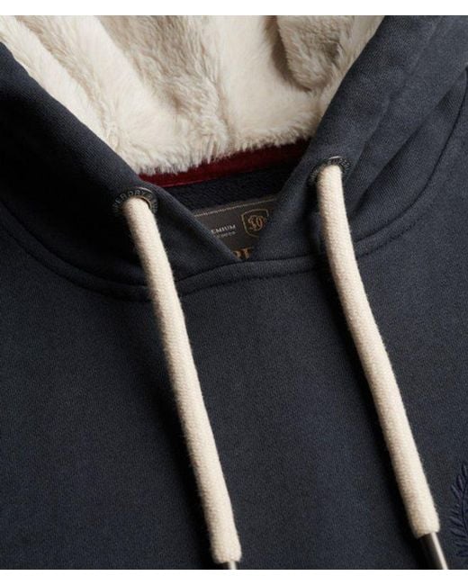 Superdry Blue & Co Finest Goods Relaxed Hoodie