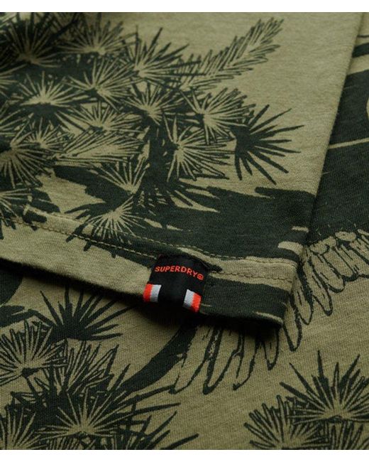 Superdry Green & Co Classic Essential Printed T-shirt for men