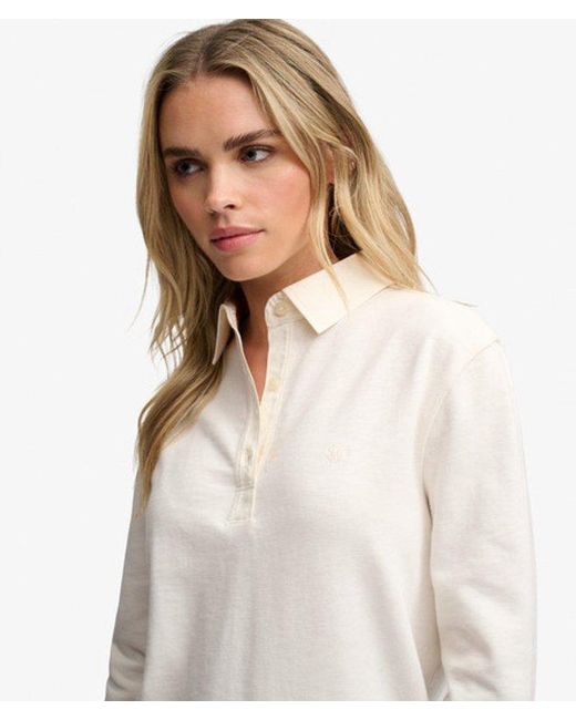 Superdry White & Co Classic Rugby Top