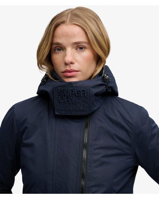 Superdry Blue & Co Hooded Microfibre Arctic Windcheater Jacket