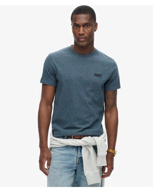 Superdry Blue & Co Essential Logo T-shirt for men
