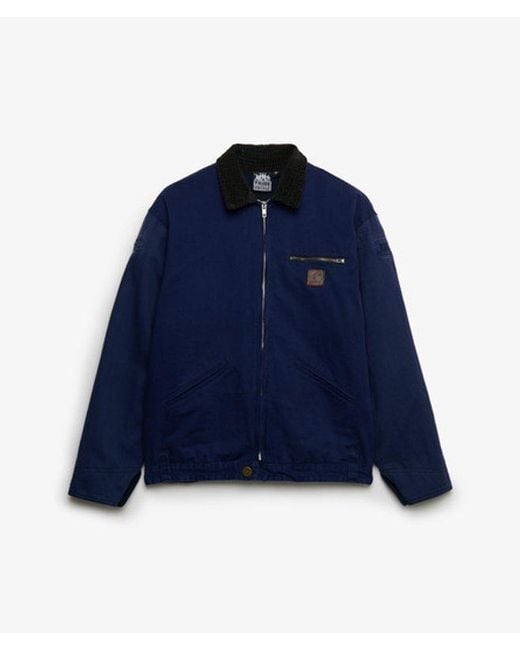 Superdry Blue & Co Carhartt Reworked Collared Jacket for men