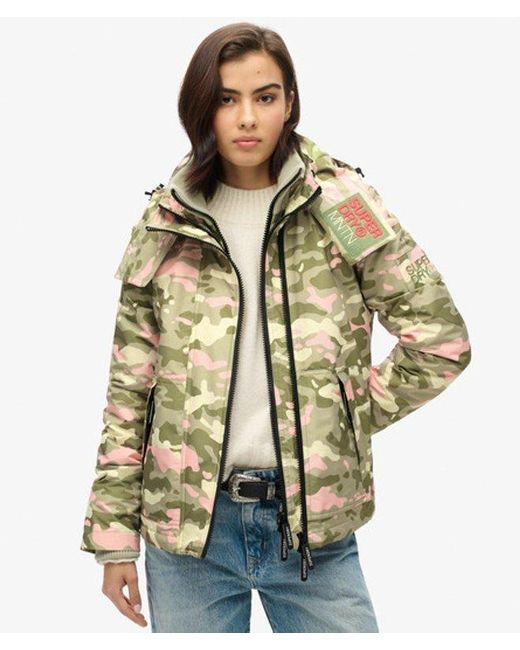 Superdry Blue & Co Hooded Mountain Windbreaker Jacket