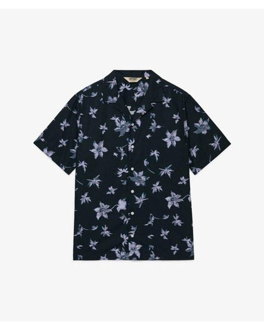 Superdry Black & Co Cabana Print Short Sleeve Shirt for men