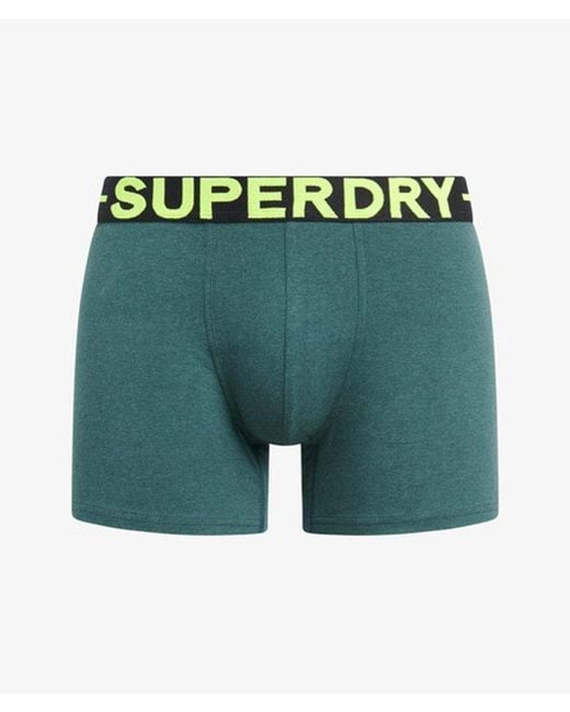 Superdry Green & Co Boxer Triple Pack for men