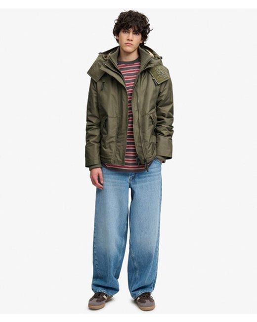Superdry Green & Co Hooded Arctic Windcheater Jacket for men