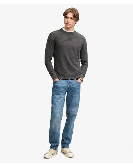 Superdry Gray & Co Classic Heavy Textured Top for men