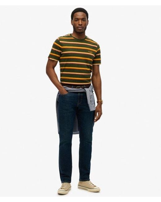 Superdry Green & Co Essentials Stripe T-shirt for men