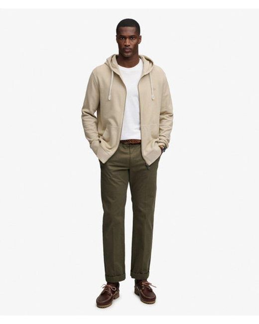 Superdry Natural & Co Classic Essential Zip Hoodie for men