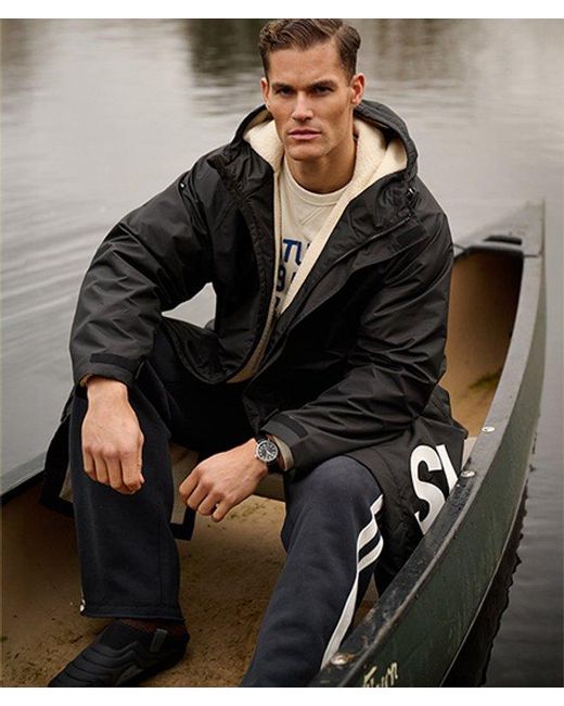 Superdry Black & Co Robe for men