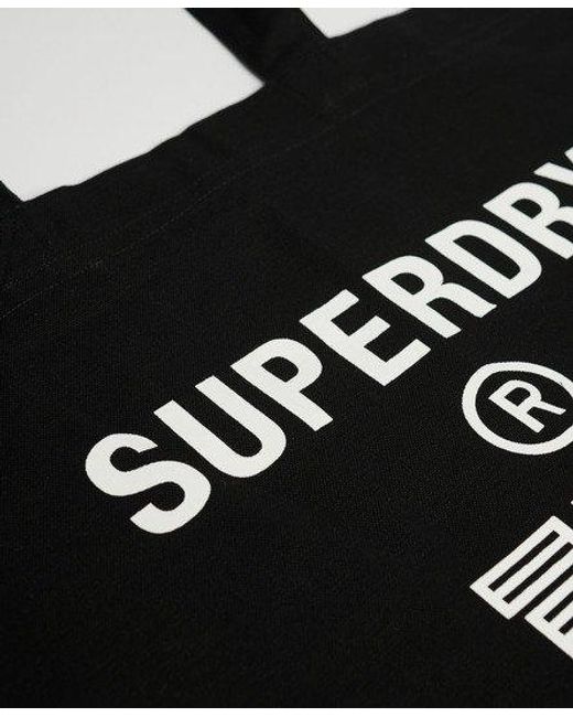 Imprimée cabas Superdry en coloris Black
