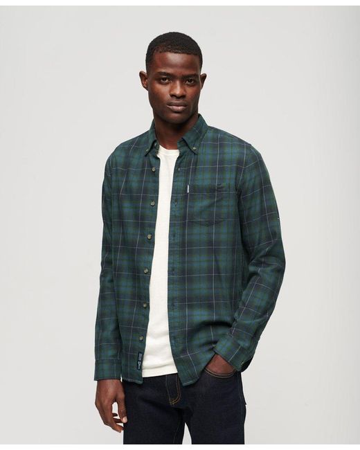 Superdry Organic Cotton Vintage Check Shirt in Blue for Men | Lyst
