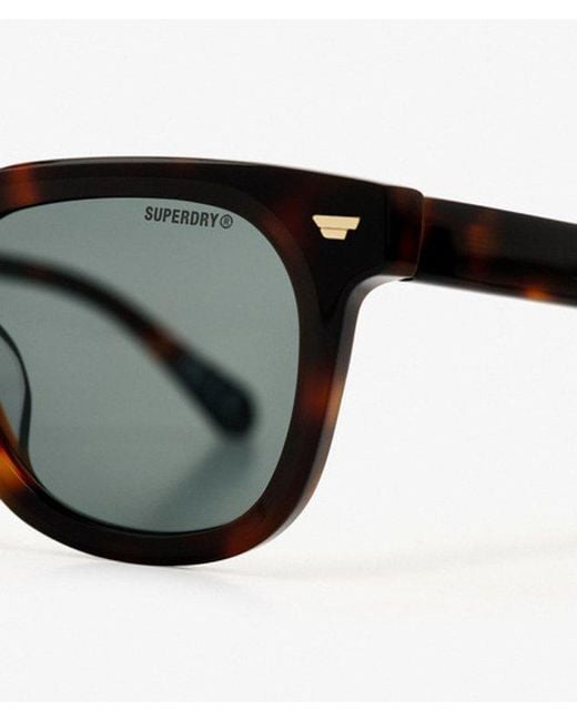 Femme Lunettes De Soleil Rétro Carrées Taille: 1Taille Superdry en coloris Black
