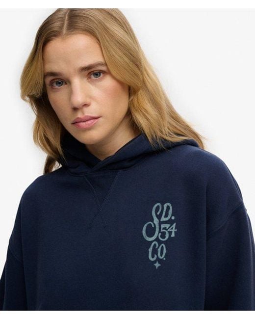 Superdry Blue & Co Heritage Hamptons Hoodie