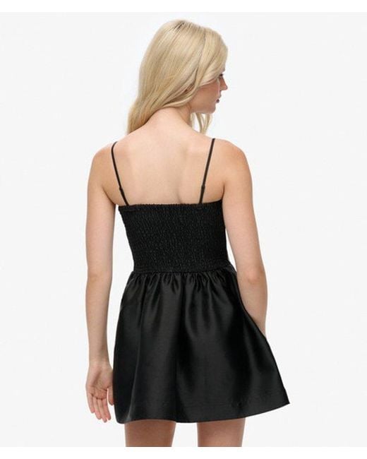 Superdry Corset Cami Mini Jurk in het Black