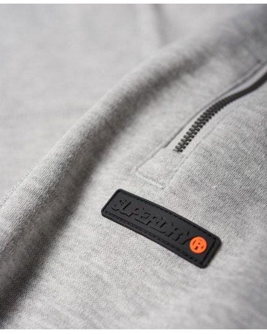 Superdry Gray Endurance Joggers Light Heather for men