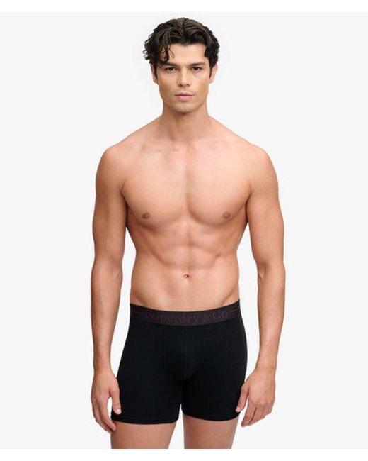 Superdry Blue & Co Boxer Triple Pack for men