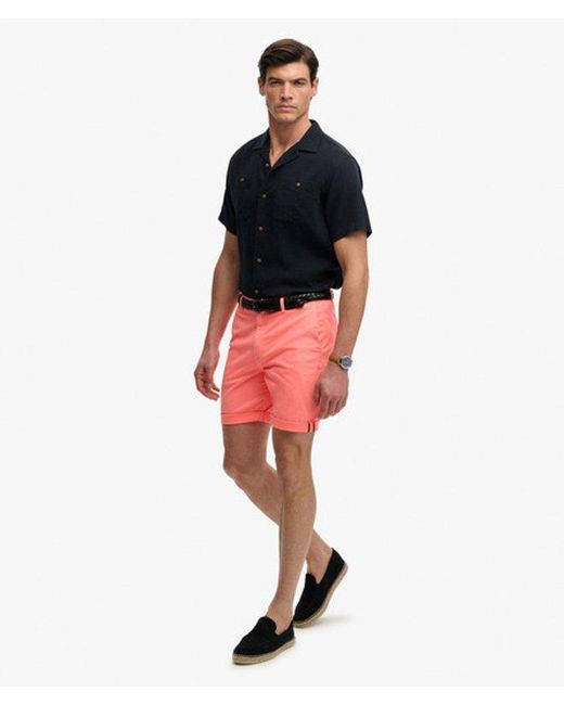 Superdry Red & Co Premium Regular Chino Shorts for men