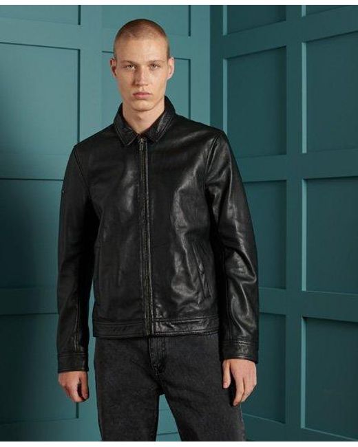 mens light leather jacket