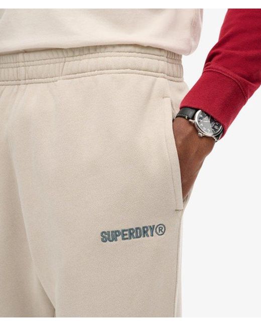Superdry Red & Co Micro Logo Graphic joggers for men