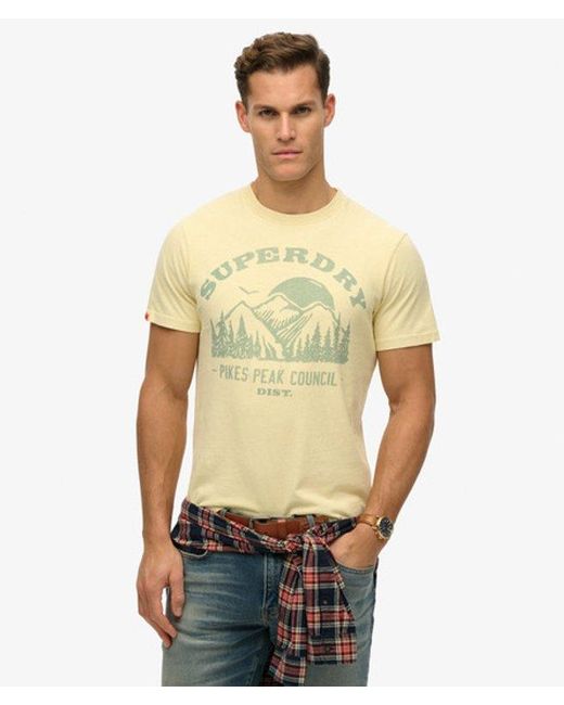 Superdry Natural & Co Lo-fi Outdoor Mono Relaxed T-shirt for men