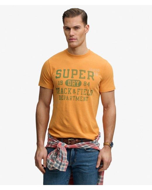 Superdry Blue & Co Vintage Prep Relaxed T-shirt for men