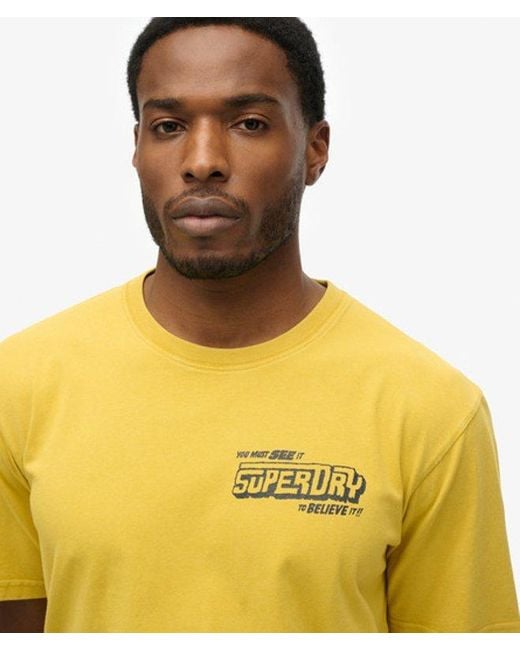 Superdry Metallic & Co B-movie Graphic Loose T-shirt for men