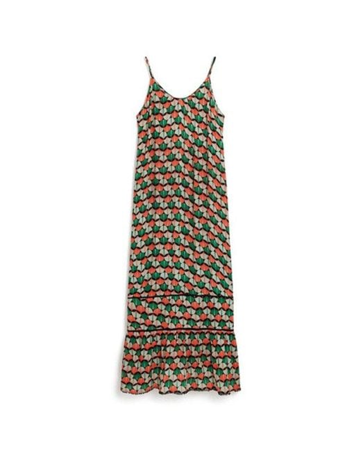 Superdry Green & Co Maxi Beach Cami Dress